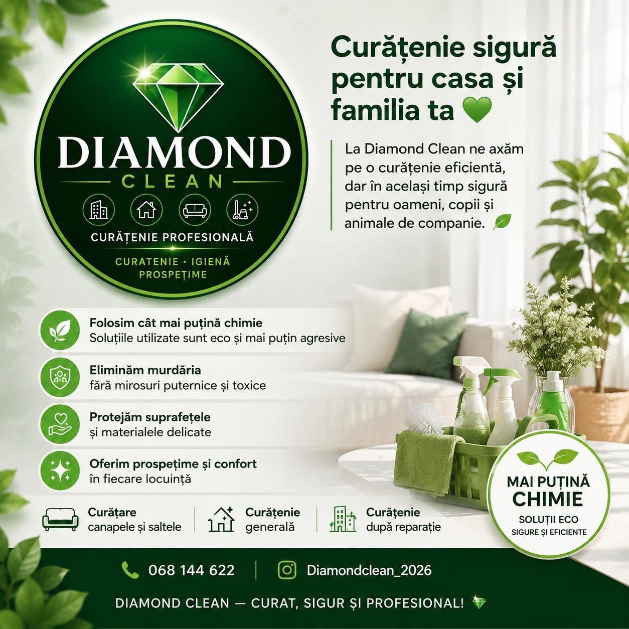 Curățenie sigură pentru casa și familia ta — Diamond Clean